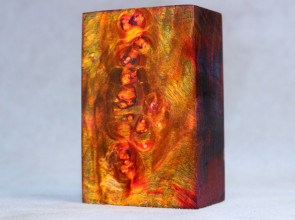 Stabilized Maple Burl Wood Mod Block